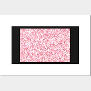 Solid arrows, cute baby flush pink pattern Posters and Art